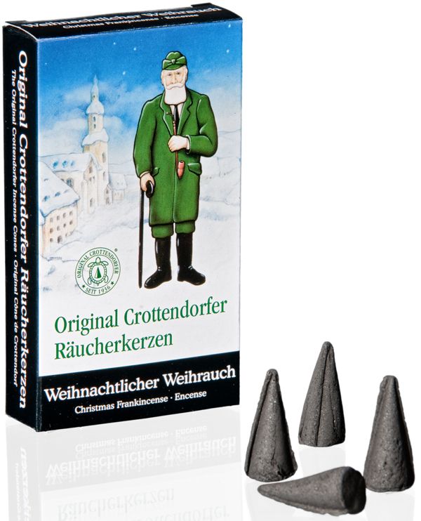 Original Crottendorfer Räucherkerzen 24er, Weihnachtlicher Weihrauch