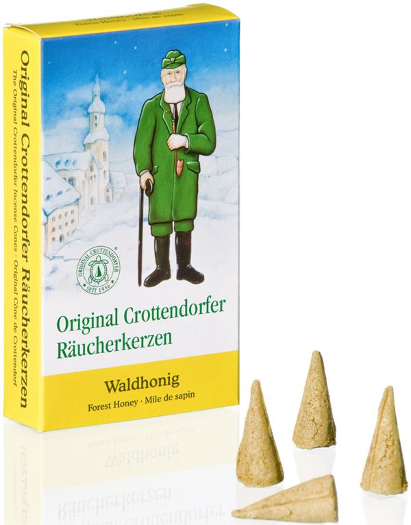 Original Crottendorfer Räucherkerzen 24er, Waldduft