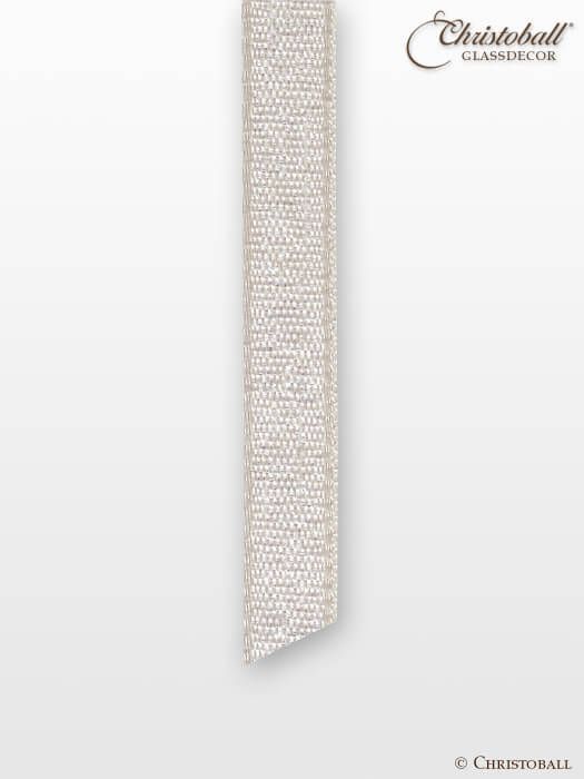 Schimmerndes Iris-Band - Creme