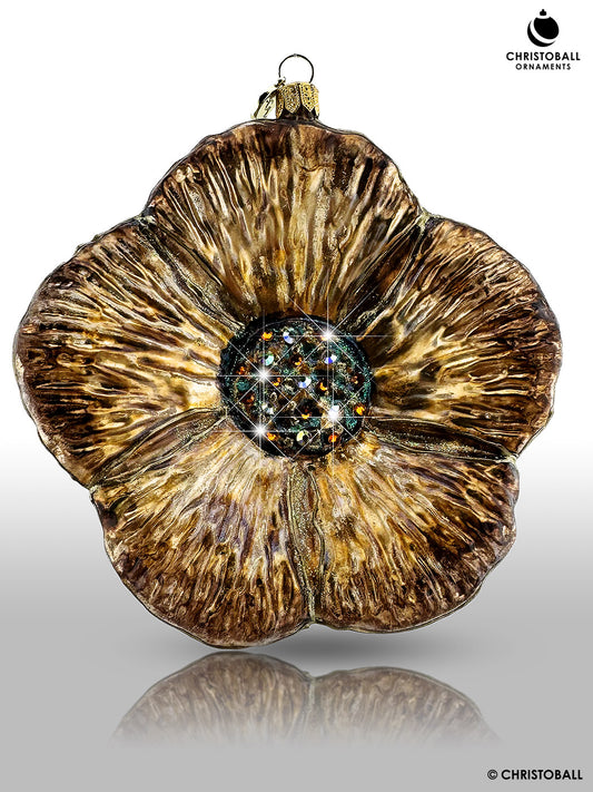 Exklusive Form - Transparente, bronzefarbene Blüte