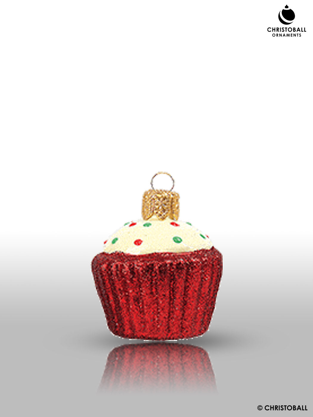 Praline, Cupcake - Creme-Rot