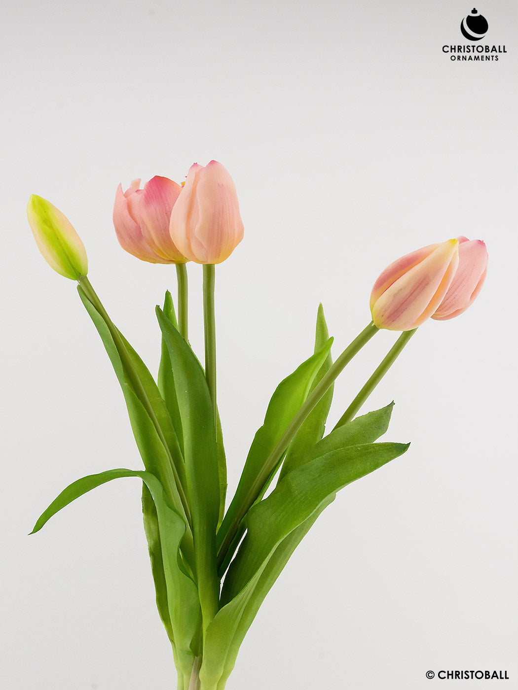 Dekoblume - Tulpen, 5er Bündel, Rosa
