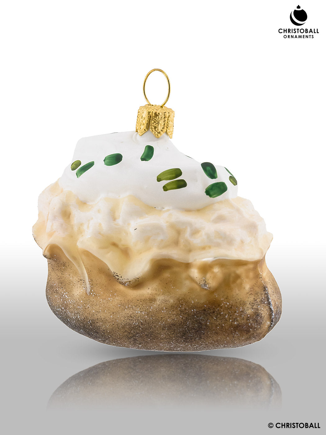 Backed potato - gebackene Kartoffel mit Kräuterquark