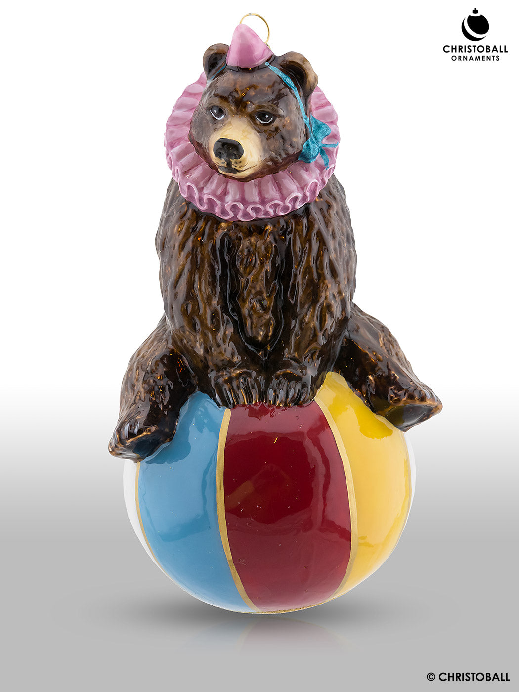 Nostalgia Kollektion - Zirkus-Bär auf einem Ball