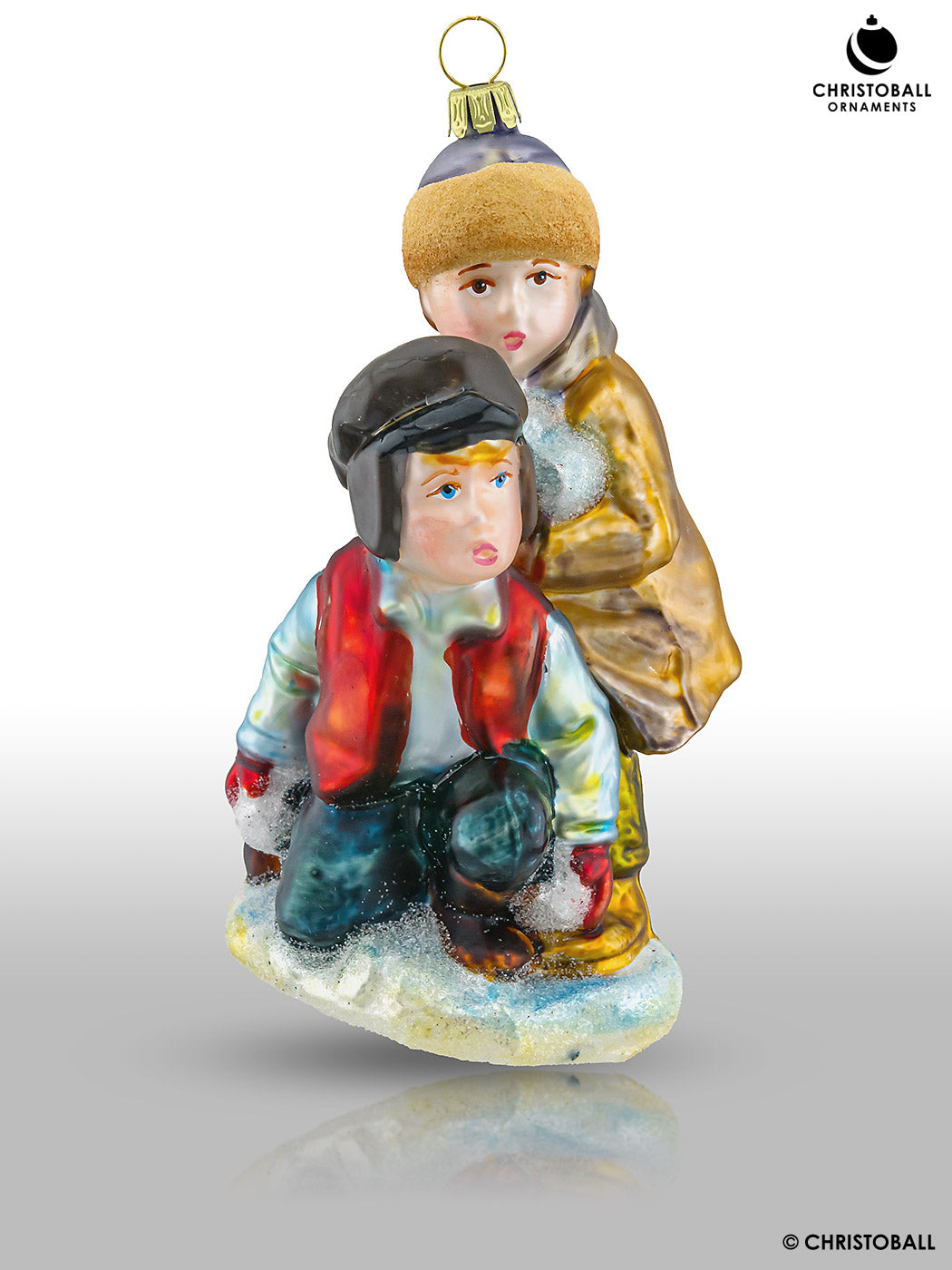 Viktorianische Kollektion - Schneeballschlacht