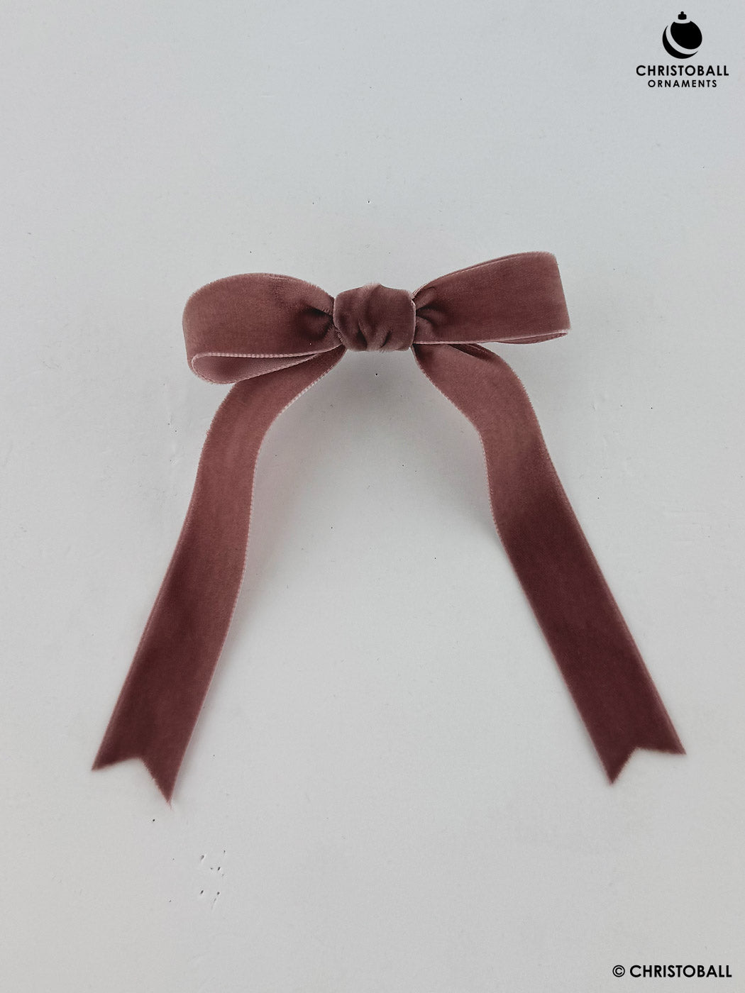 Velvet, Samtband - Mauve, Grau-Rosa, 2,2 cm breit (Meterware)