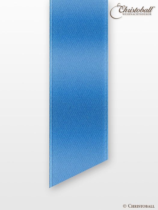 Satinband - Türkis, Doppelseitig, 1,6cm breit