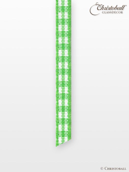 Kariertes Vichy Band - Grün