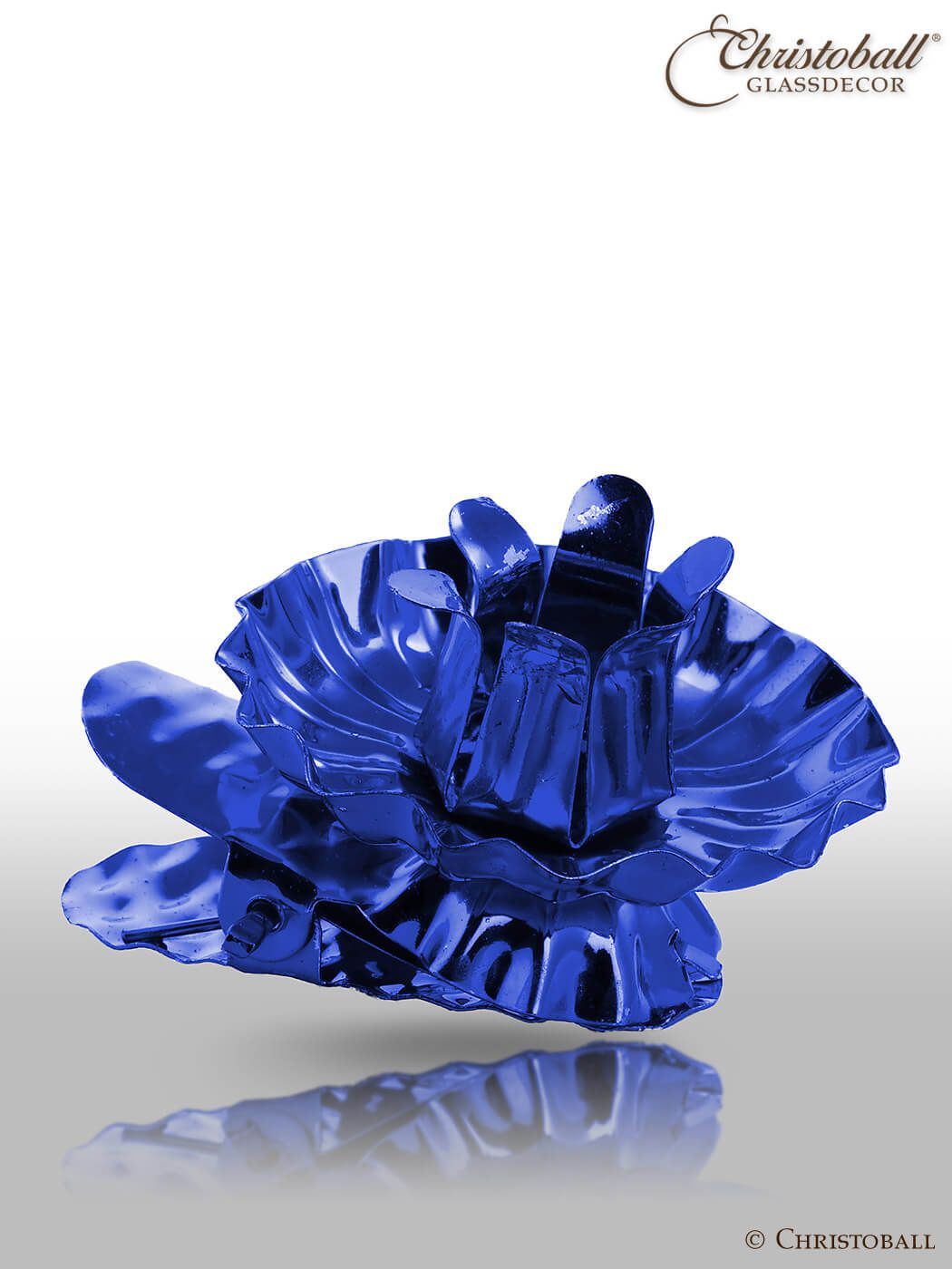 Baumkerzenhalter, 10er - Blau