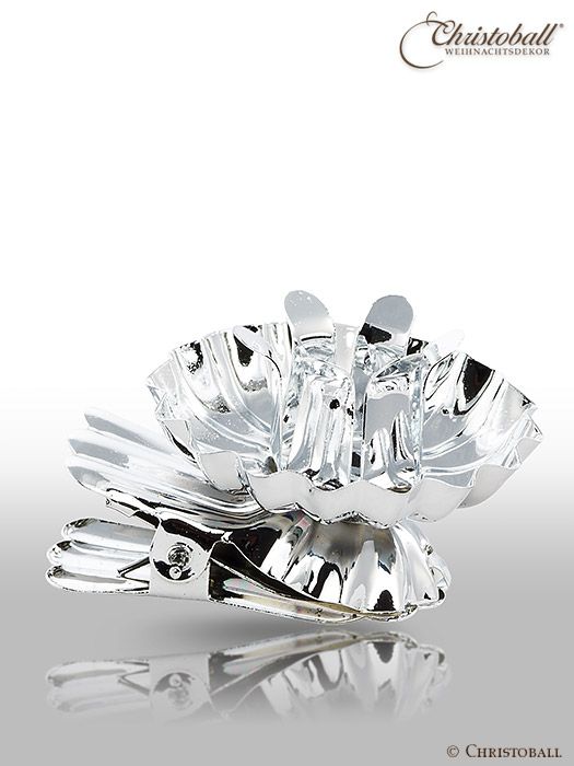 Baumkerzenhalter, 10er - Silber