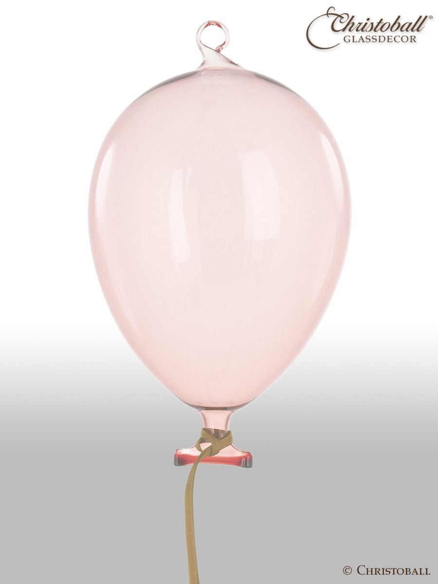 Luftballon aus Glas L - Apricot