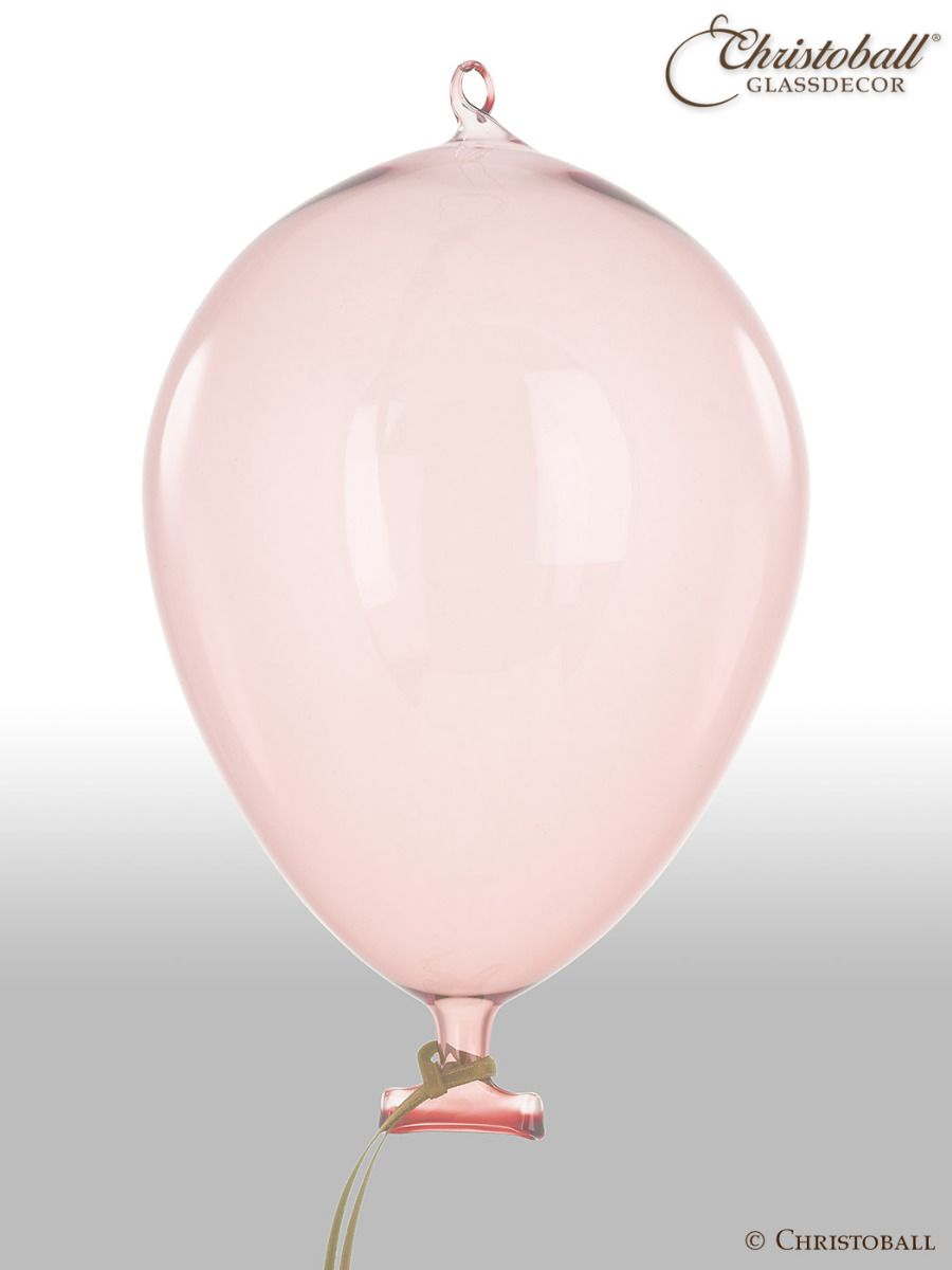 Luftballon aus Glas XL - Blossom Rosa
