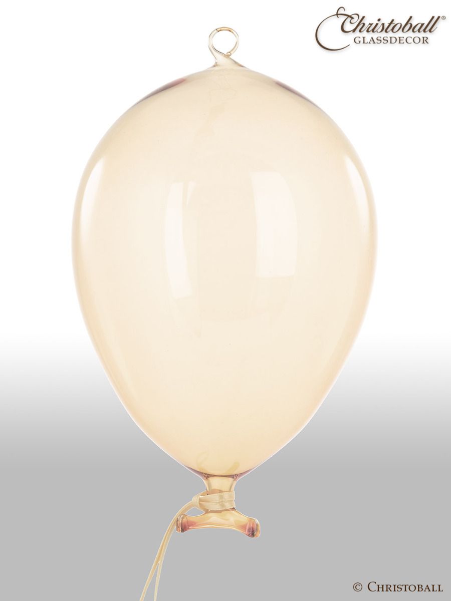Luftballon aus Glas XL - Champagne