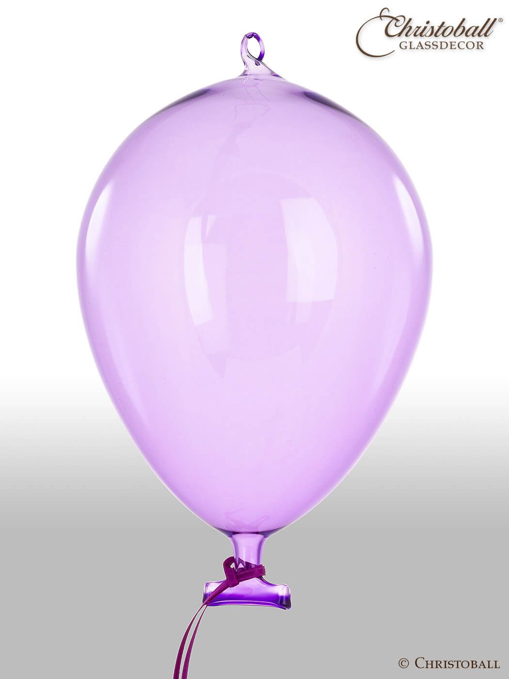 Luftballon aus Glas XL - Lavendel