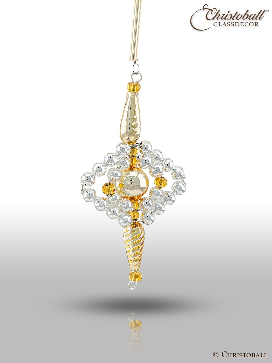 Gablonzer - Anhänger Jana, gold-silber