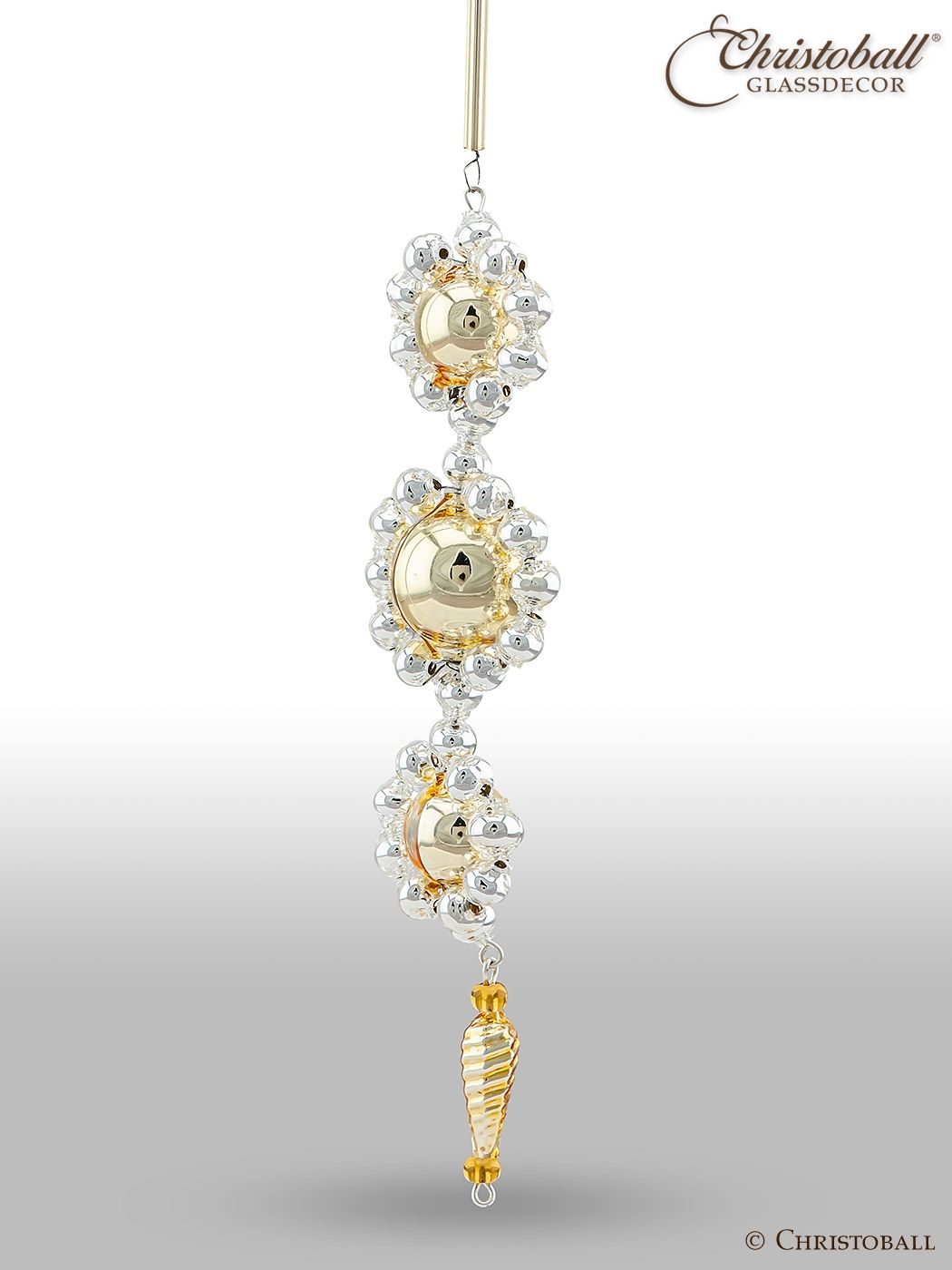 Gablonzer - Anhänger Milena, gold-silber