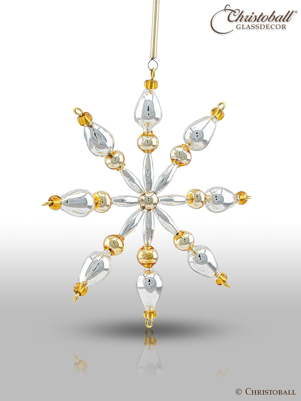 Gablonzer - Anhänger Zdenka, gold-silber