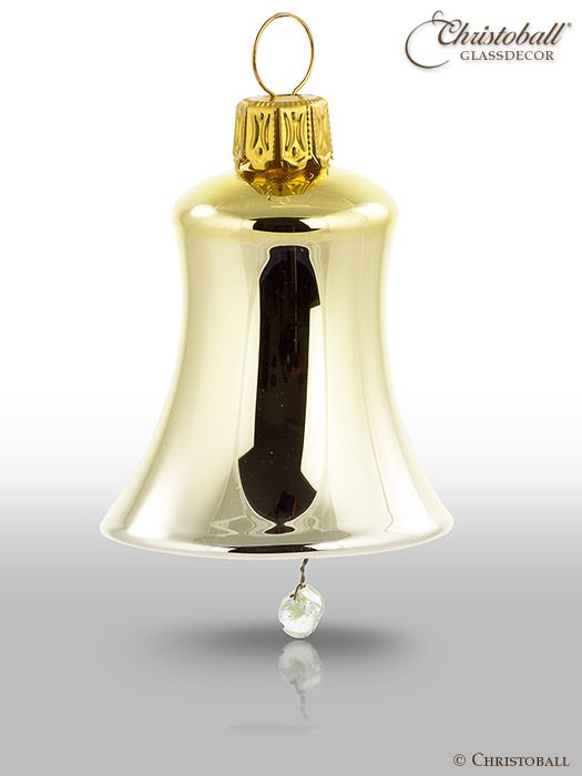 Weihnachtsform - Glocke, Gold