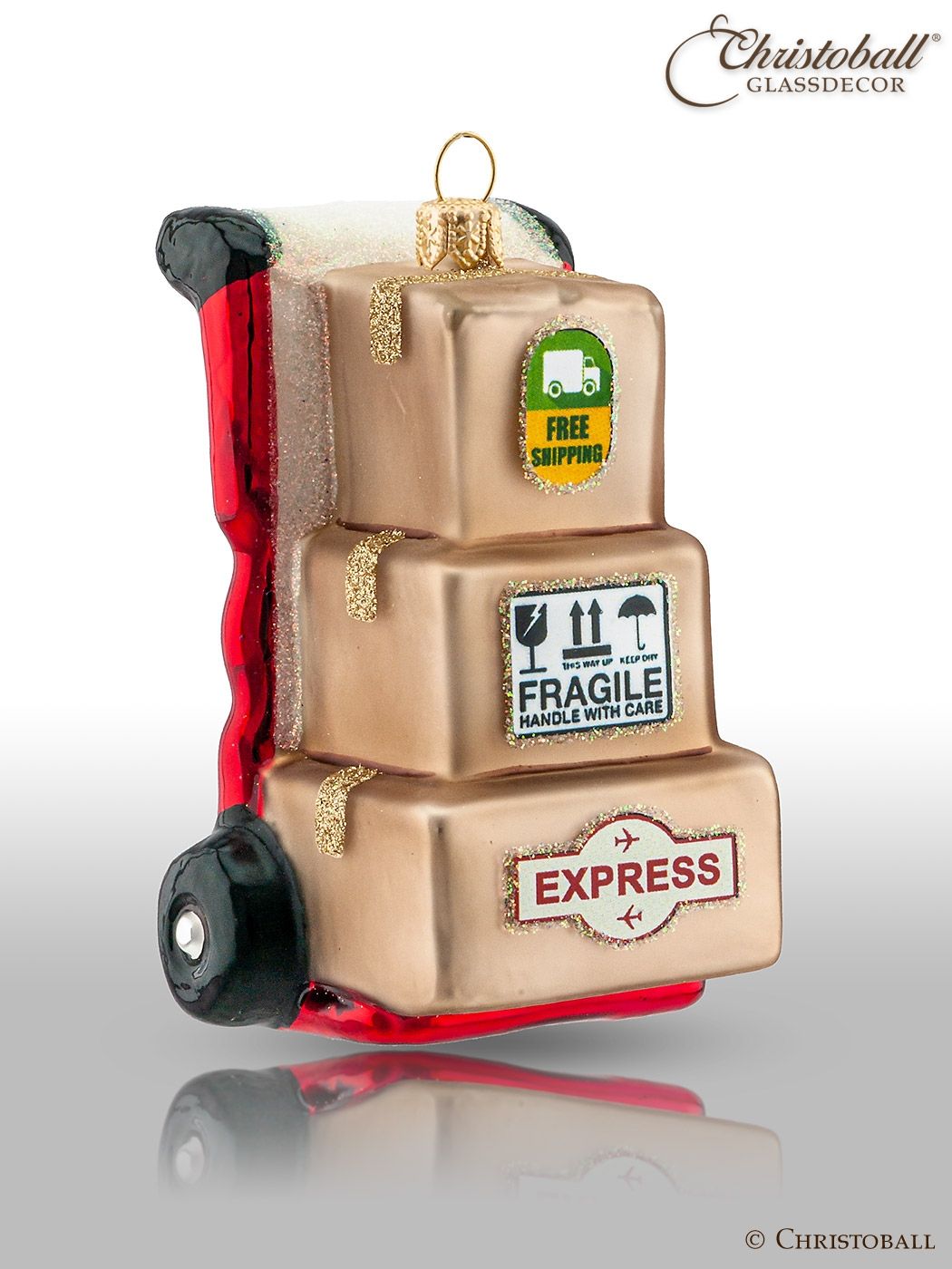 Sackkarre mit Paketen