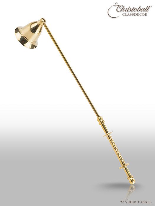 Kerzenlöscher, goldfarben
