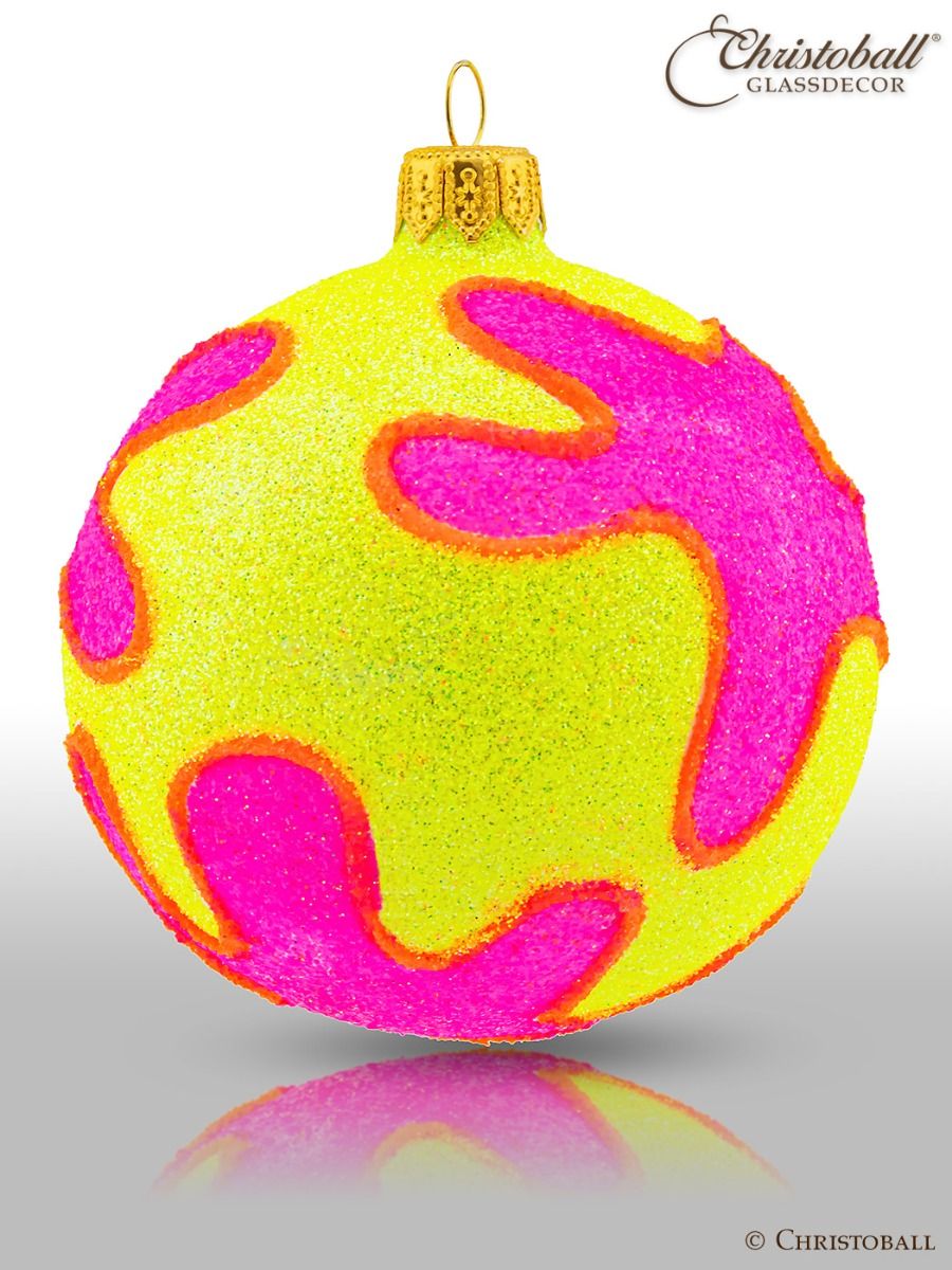 Weihnachtskugeln Neon Waves