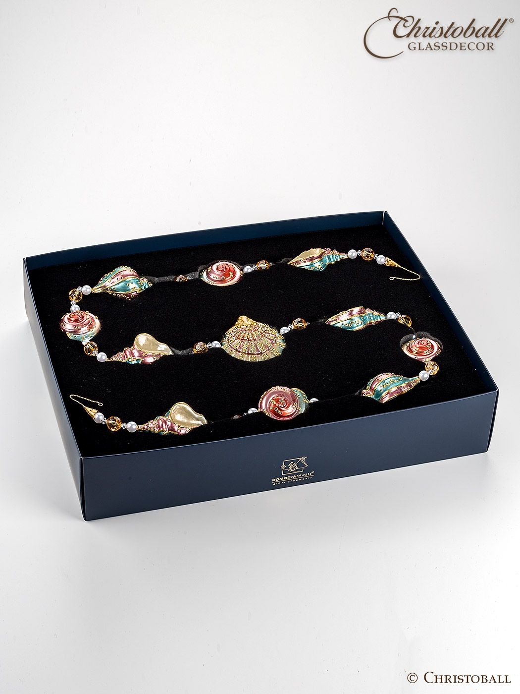 Komozja Family - Premium - Luxus-Girlande Muscheln