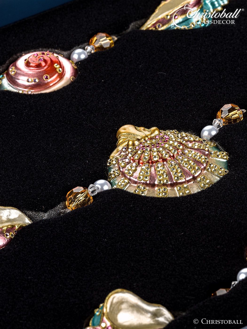 Komozja Family - Premium - Luxus-Girlande Muscheln