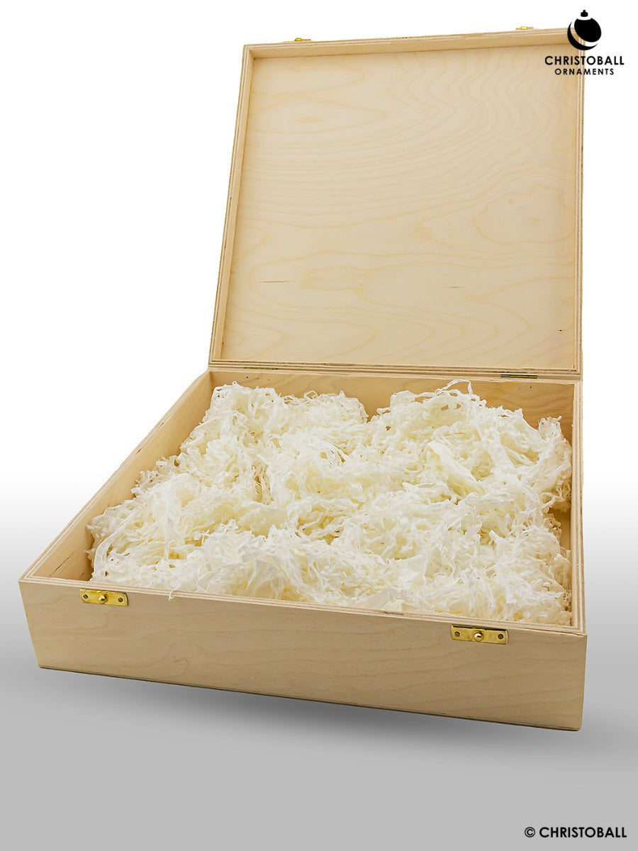 Holz-Schatulle zur Aufbewahrung von Weihnachts-Ornamenten