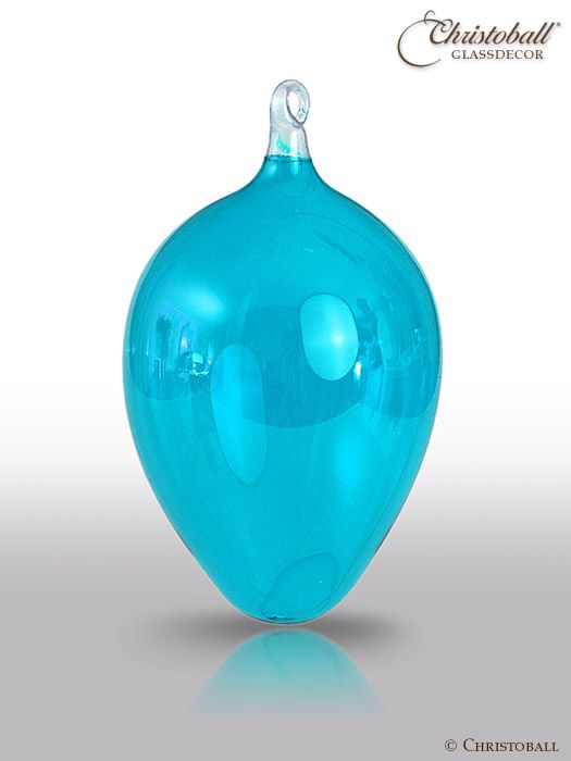 Pure Transparent Egg L - Türkis