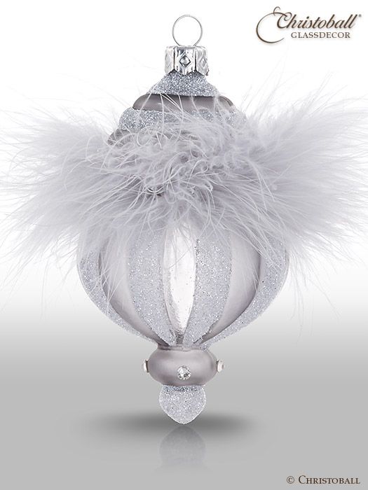 Weihnachtskugeln Pudre de Luxe- Grau – Christoball