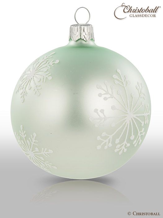 Weihnachtskugeln Schneeflöckchen