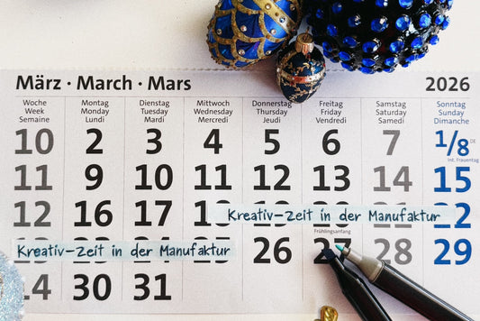 Kreativzeit in unserer Manufaktur