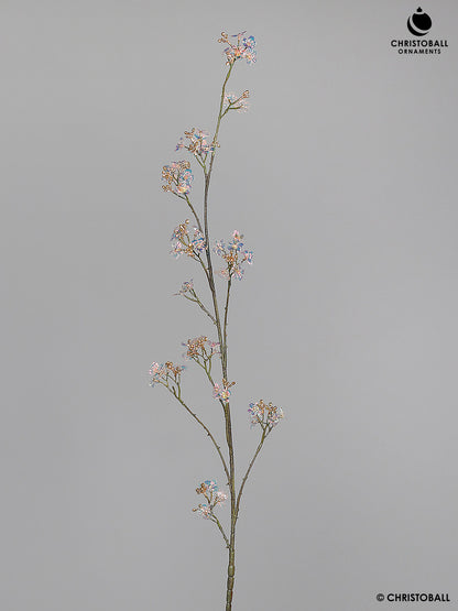 Dekoblume - Giant-Blüten-Zweig, 127cm, irisierend gold