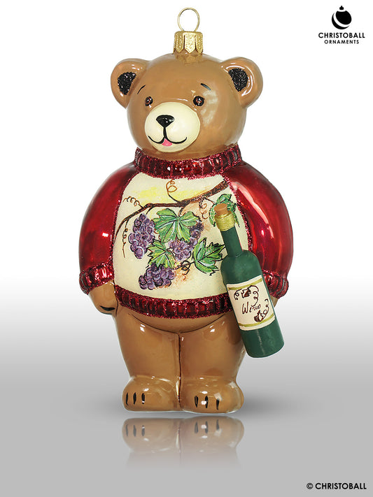 Exklusive Form - Teddy Bär - Weinkenner, Sommelier