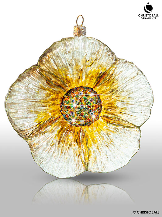 Exklusive Form - Transparente, goldfarbene Blüte