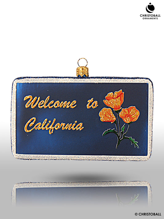 Schild "Welcome to California"