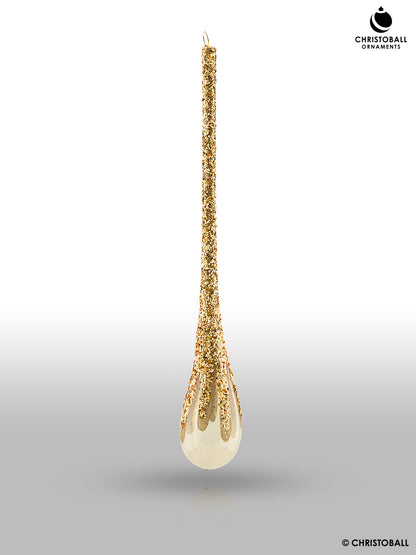 Engelshauch - Glastropfen, Beige