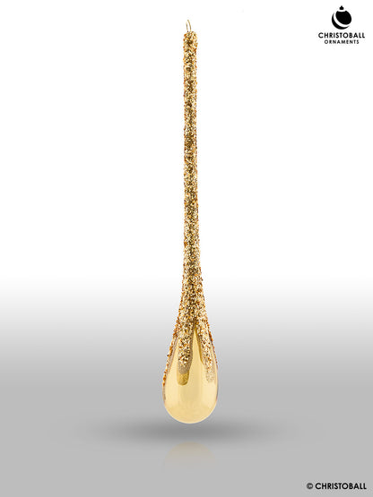 Engelshauch - Glastropfen, Gold