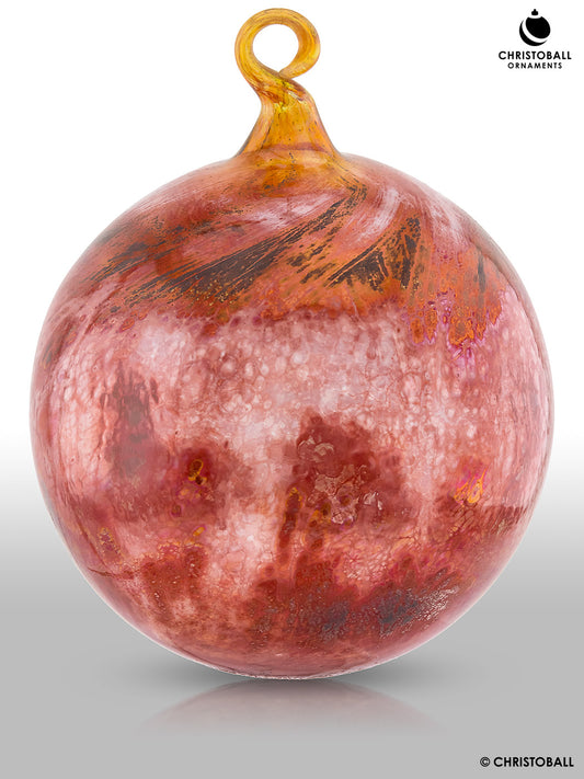 Glaskunst - Glaskugel Oxid XL, Rot-Bordeaux
