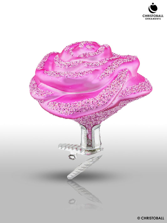 Rose mit Clip, Blossom-Rosa