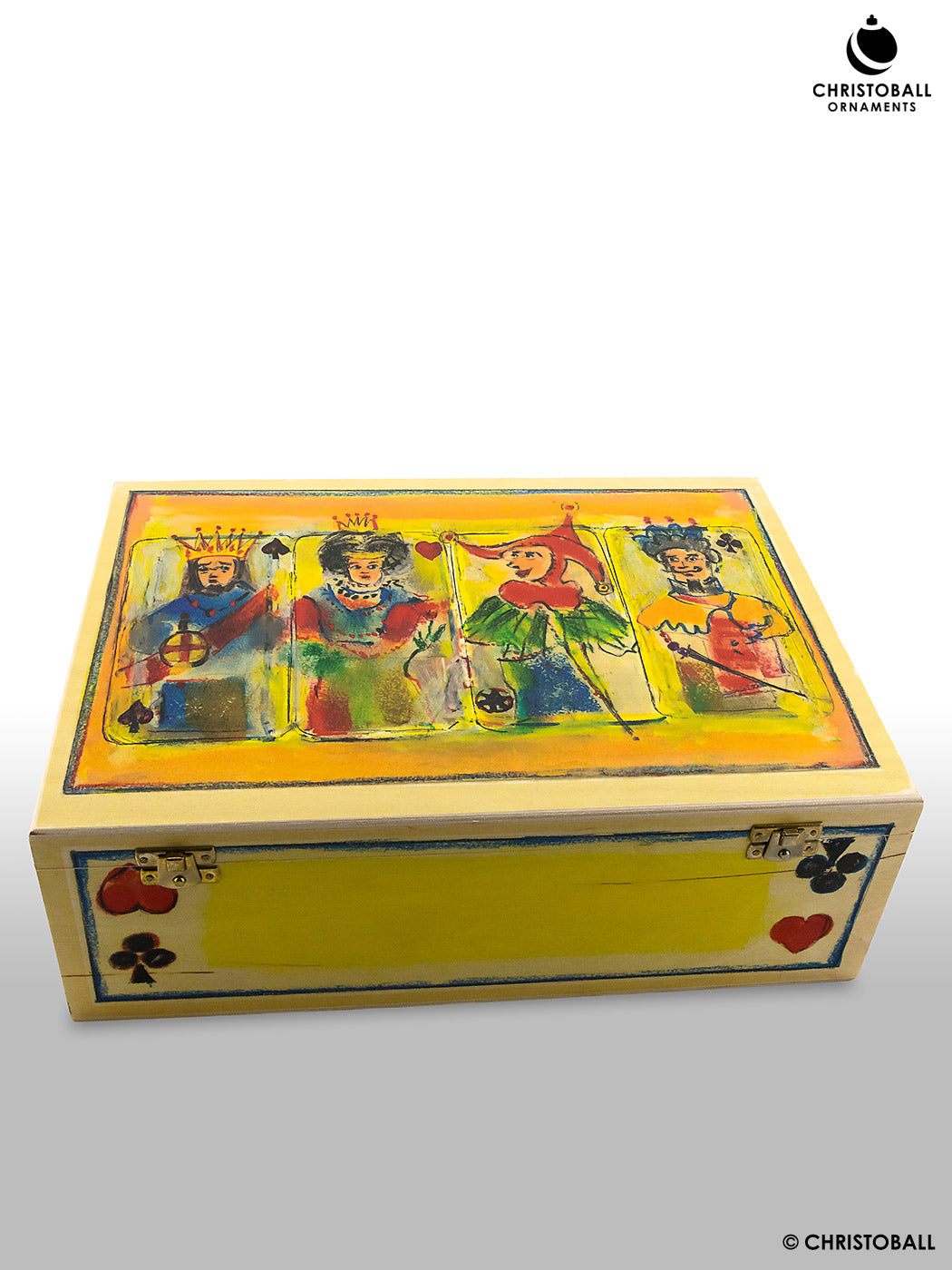 Spielkarten komplette Kollektion in Holzschatulle