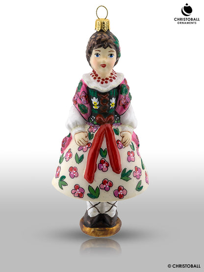 Polnische Folklore "Podhale-Trachten" Kollektion in Holzschatulle