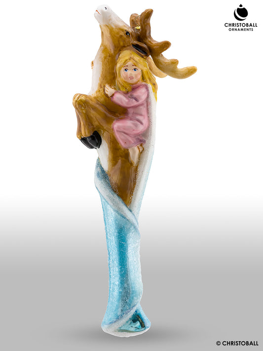 Schneekönigin Kollektion - Gerda mit Rentier