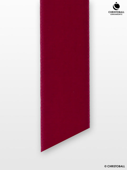 Velvet, Samtband - Bordeaux-Rot, 2,2 cm breit (Meterware)