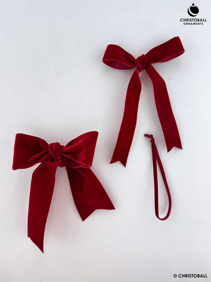 Velvet, Samtband - Bordeaux-Rot, 0,5 cm breit (Meterware)