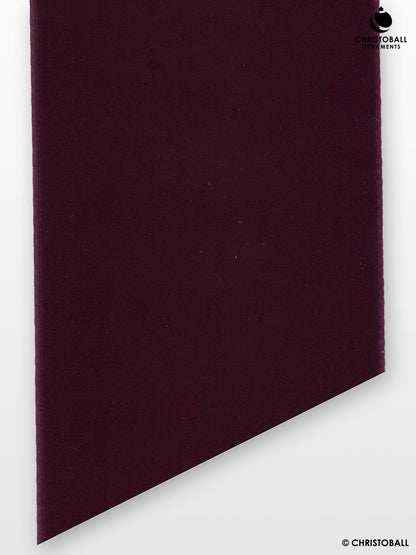 Velvet, Samtband - Burgundy, 5,0 cm breit (Meterware)