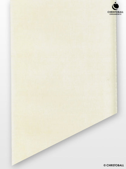 Velvet, Samtband - Creme, 5,0 cm breit (Meterware)