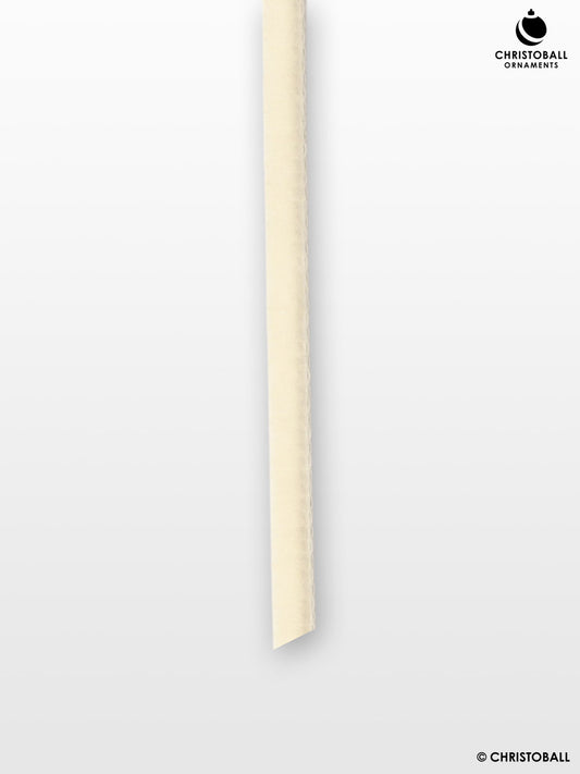 Velvet, Samtband - Creme, 0,5 cm breit (Meterware)