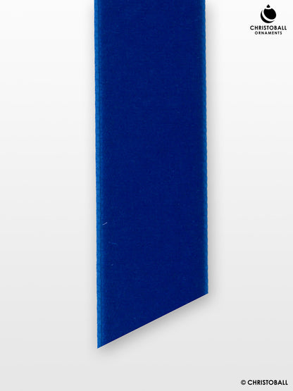 Velvet, Samtband - Royal-Blau, 2,2 cm breit (Meterware)