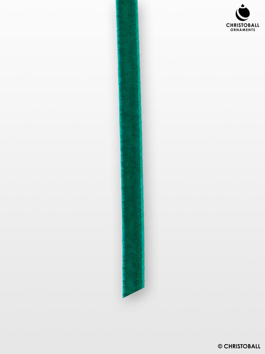Velvet, Samtband - Smaragd-Grün, 0,5 cm breit (Meterware)
